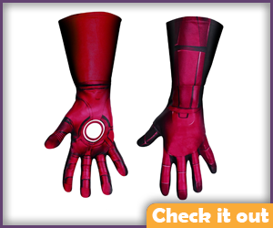 Iron Man Gloves Red.
