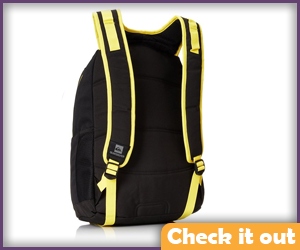 Yellow and Black Backpack.