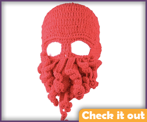 Red Knit Mask.