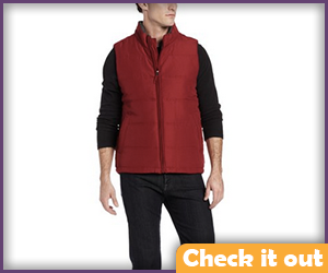 Red Puffer Vest.