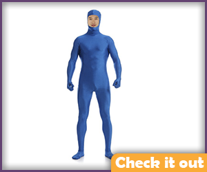Blue Face-Out Bodysuit. 