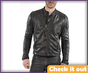 X-Men Quilted Leather Jacket.