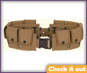 Tactical Belt with Pouches.
