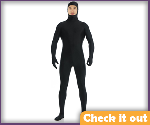 Black Face-Out Bodysuit.