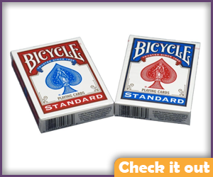 Standard Poker Playing Cards.