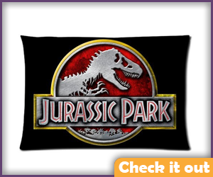 Jurassic Park Pillow Case.