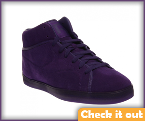 Purple Sneakers.