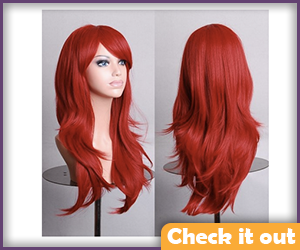 Long Red Wig.