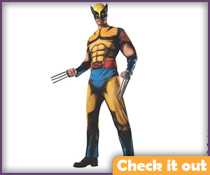 Wolverine Costume Adult Bodysuit.