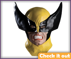 Wolverine Costume Latex Mask.