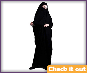 Black Burqa Outfit. 
