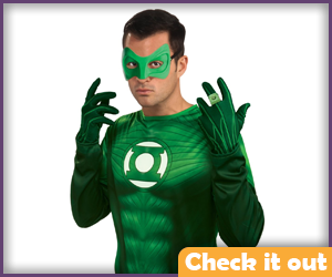 Green Lantern Costume Movie Gloves.