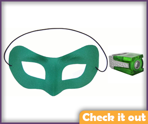 Green Lantern Costume Classic Ring and Mask Set.