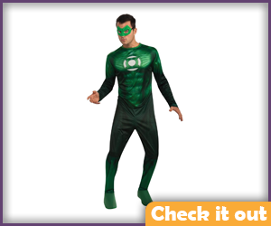 Green Lantern Costume Movie Bodysuit.