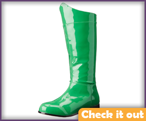 Green Patent Leather Boots.