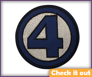 Fantastic Four Thick Border Patch.