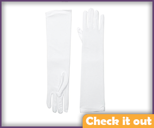 White Tall Gloves.