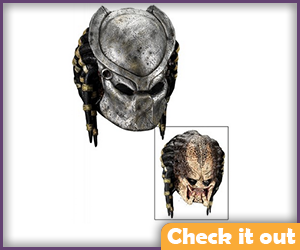 Predator Costume Two-Piece Mask.