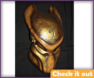 Gold Scar Replica Mask.