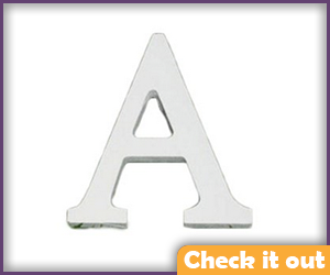 "A" Wooden Letter. 