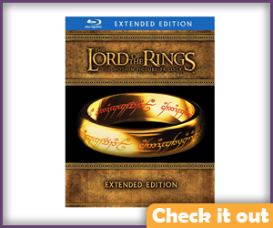 Lord of the Rings Blu-ray Box Set. 