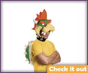Bowser Costume Hat and Shell Set.