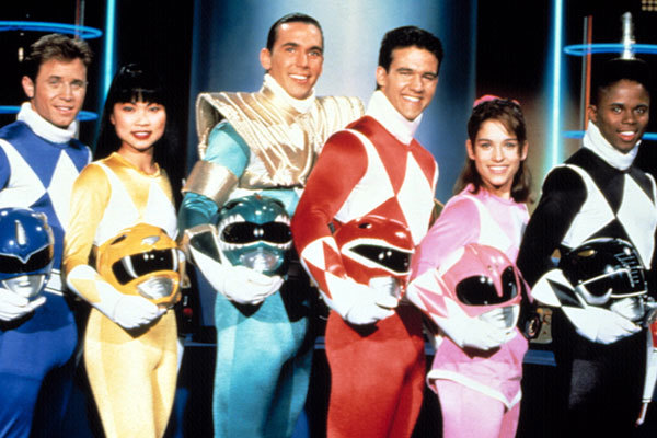 Mighty Morphin Power Rangers Cast Reference Image.