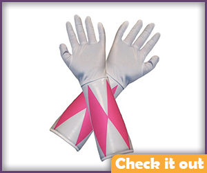 Pink Ranger Gloves.