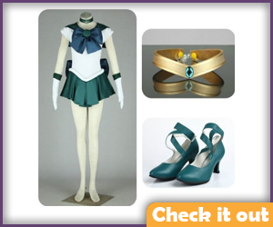 Sailor Neptune Costume Deluxe Set.