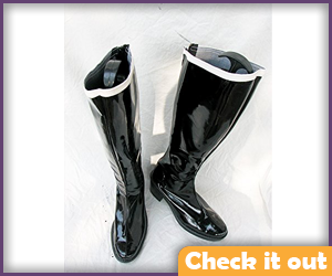 Patent Leather Boots.