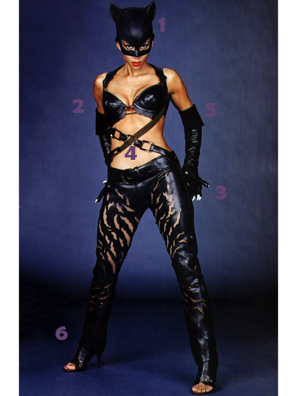 Halle Berry Catwoman Costume Parts.